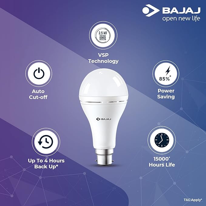 BAJAJ LEDZ INVERTER LAMP 12W CDL B22